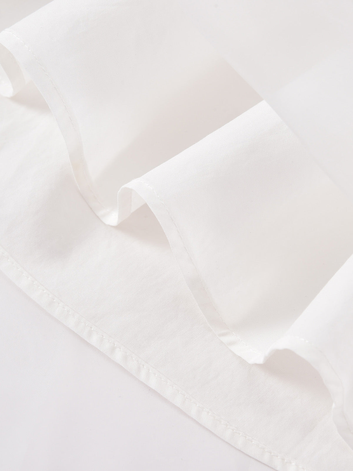 Ruffle Trim White Tulle Cami Dress | KINS CLASS