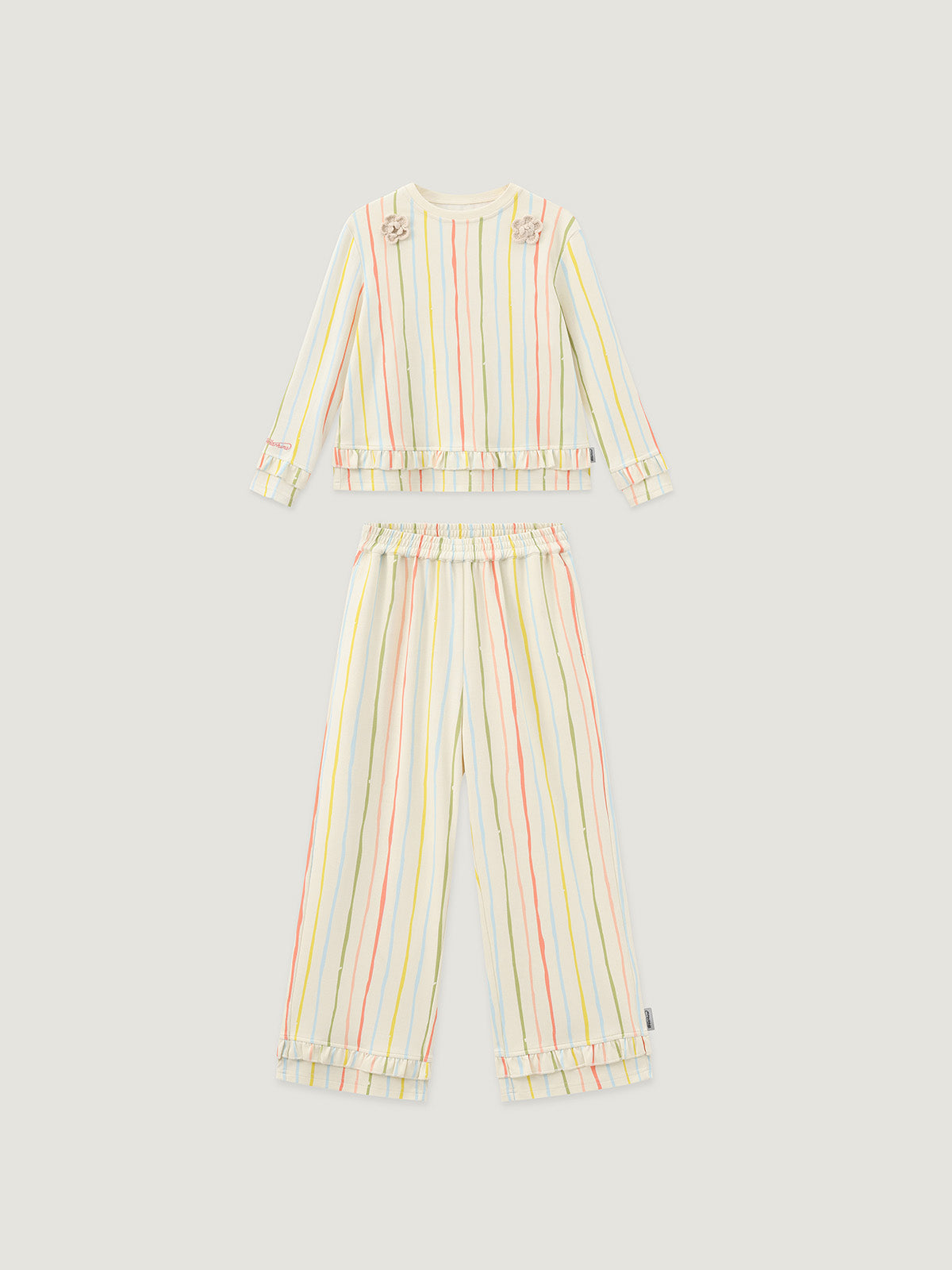 Cozy Nest Fluffy Cotton 2-Piece Sleepwear Set for Kids