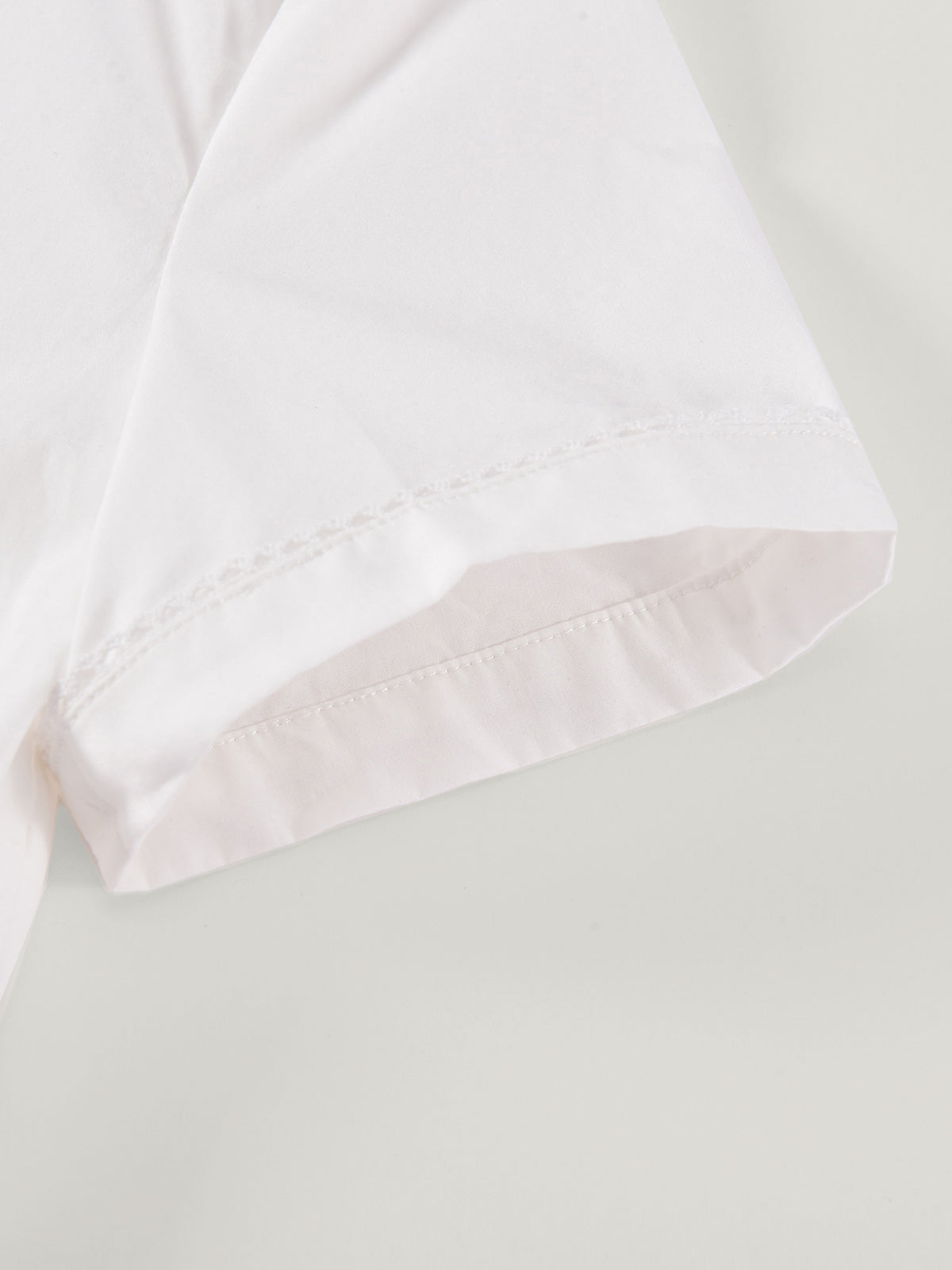 White Collared Shirt & Bubble Skirt Set | KINS CLASS