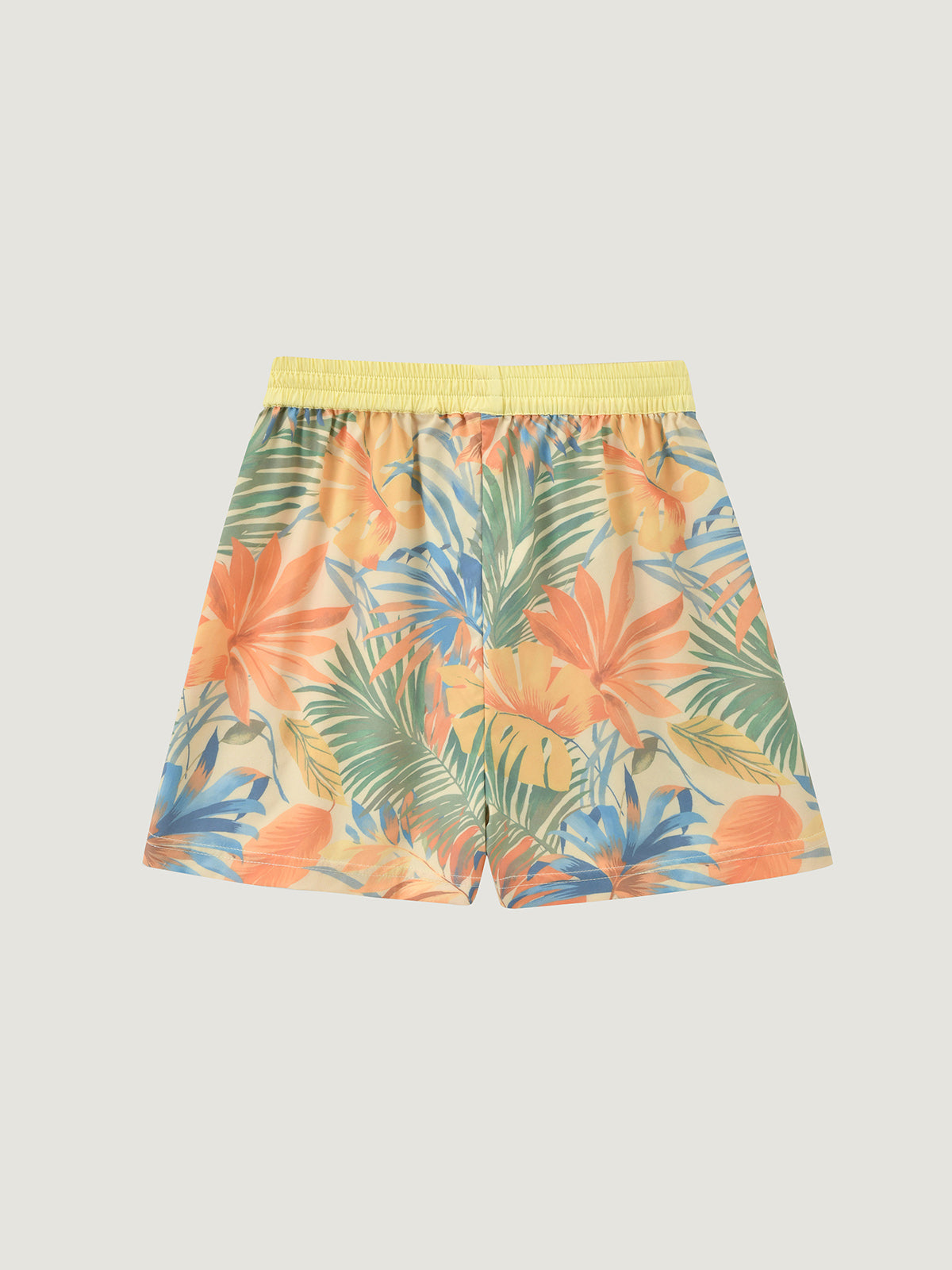 Sunny Escape Breezy Printed Peplum Cami & Shorts Set For Kids